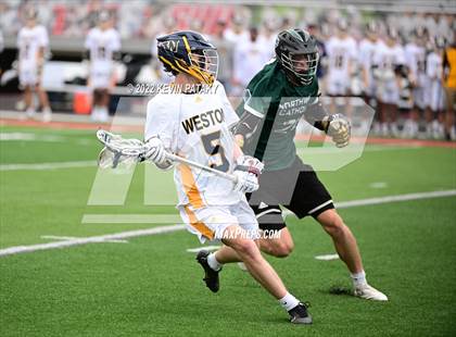 Thumbnail 2 in Northwest Catholic vs. Weston (CIAC Class S Final) photogallery.