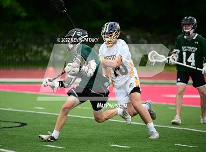 Thumbnail 3 in Northwest Catholic vs. Weston (CIAC Class S Final) photogallery.