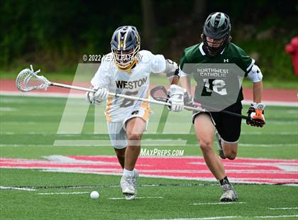Thumbnail 1 in Northwest Catholic vs. Weston (CIAC Class S Final) photogallery.