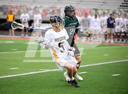 Thumbnail 3 in Northwest Catholic vs. Weston (CIAC Class S Final) photogallery.