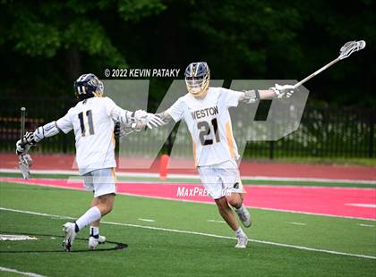 Thumbnail 3 in Northwest Catholic vs. Weston (CIAC Class S Final) photogallery.