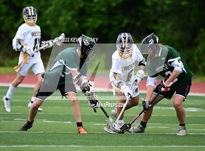 Thumbnail 3 in Northwest Catholic vs. Weston (CIAC Class S Final) photogallery.