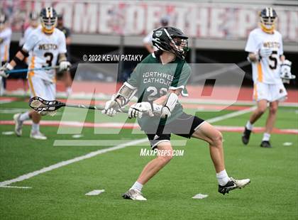 Thumbnail 3 in Northwest Catholic vs. Weston (CIAC Class S Final) photogallery.