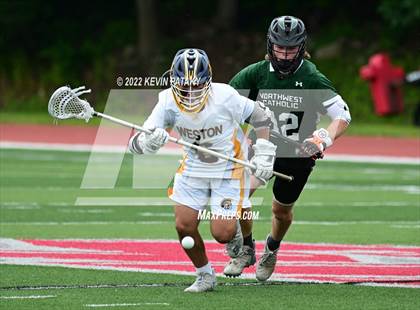 Thumbnail 1 in Northwest Catholic vs. Weston (CIAC Class S Final) photogallery.
