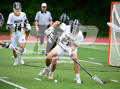 Thumbnail 2 in Northwest Catholic vs. Weston (CIAC Class S Final) photogallery.