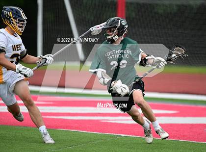 Thumbnail 3 in Northwest Catholic vs. Weston (CIAC Class S Final) photogallery.