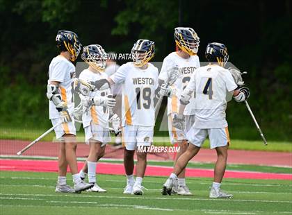 Thumbnail 2 in Northwest Catholic vs. Weston (CIAC Class S Final) photogallery.