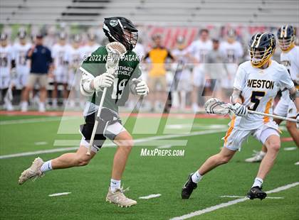 Thumbnail 2 in Northwest Catholic vs. Weston (CIAC Class S Final) photogallery.