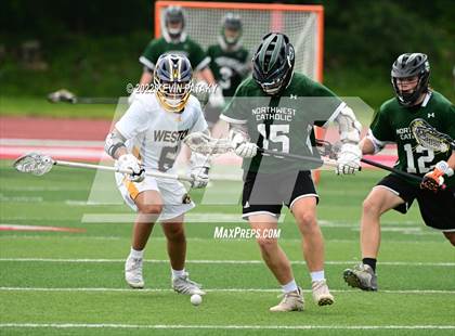 Thumbnail 1 in Northwest Catholic vs. Weston (CIAC Class S Final) photogallery.