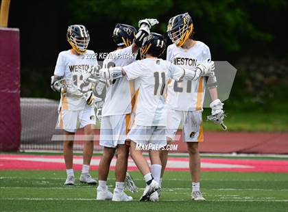 Thumbnail 2 in Northwest Catholic vs. Weston (CIAC Class S Final) photogallery.