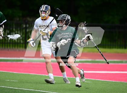 Thumbnail 3 in Northwest Catholic vs. Weston (CIAC Class S Final) photogallery.