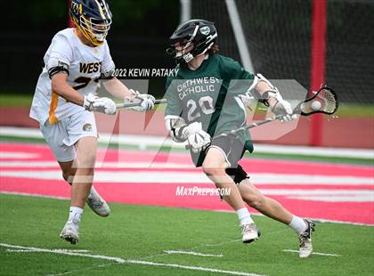 Thumbnail 2 in Northwest Catholic vs. Weston (CIAC Class S Final) photogallery.