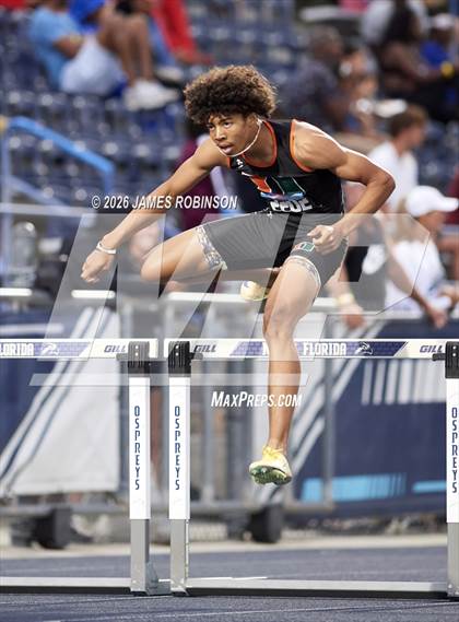 Thumbnail 3 in FHSAA Class 3A Final (400m Hurdles) photogallery.