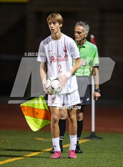 Thumbnail 3 in Spencerport vs. Penfield (NYS Section V Class AA Semifinals) photogallery.