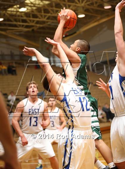 Thumbnail 2 in Lincoln Southwest vs. Lincoln East (Heartland Athletic Conference Tournament) photogallery.