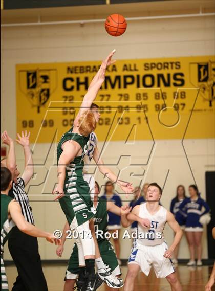 Thumbnail 3 in Lincoln Southwest vs. Lincoln East (Heartland Athletic Conference Tournament) photogallery.