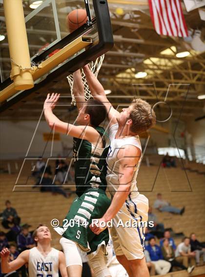 Thumbnail 2 in Lincoln Southwest vs. Lincoln East (Heartland Athletic Conference Tournament) photogallery.