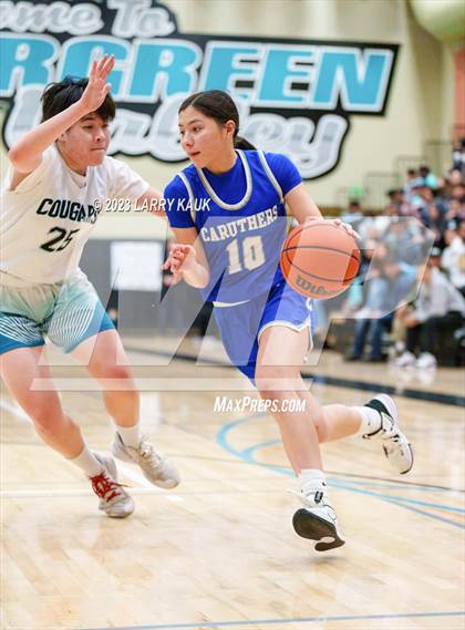 Thumbnail 1 in Caruthers vs Evergreen Valley (CIF Div 3 Round 1) photogallery.