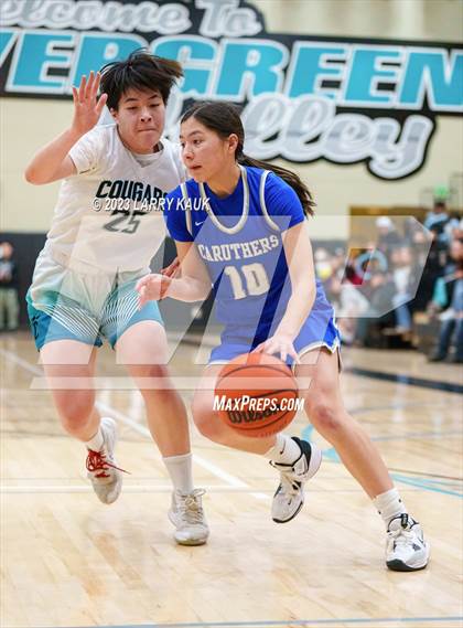 Thumbnail 2 in Caruthers vs Evergreen Valley (CIF Div 3 Round 1) photogallery.