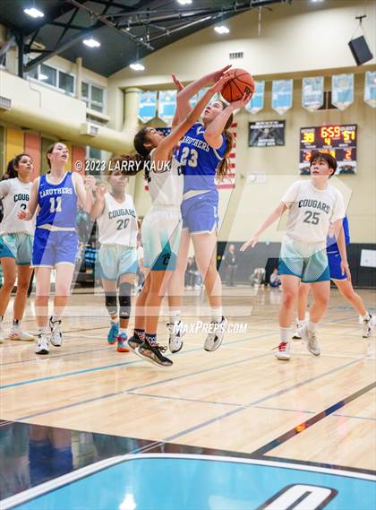 Thumbnail 3 in Caruthers vs Evergreen Valley (CIF Div 3 Round 1) photogallery.