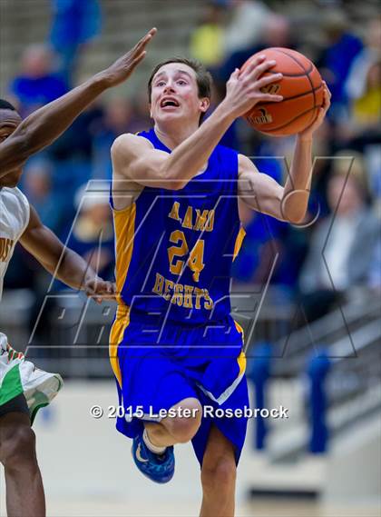 Thumbnail 2 in Alamo Heights vs. Houston (5A Bidistrict) photogallery.