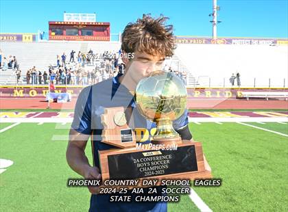 Thumbnail 3 in Phoenix Country Day vs. Trivium Prep (AIA 2A Final - Awards) photogallery.