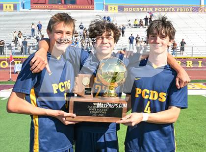Thumbnail 1 in Phoenix Country Day vs. Trivium Prep (AIA 2A Final - Awards) photogallery.