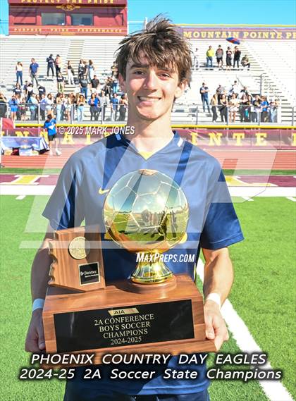 Thumbnail 3 in Phoenix Country Day vs. Trivium Prep (AIA 2A Final - Awards) photogallery.