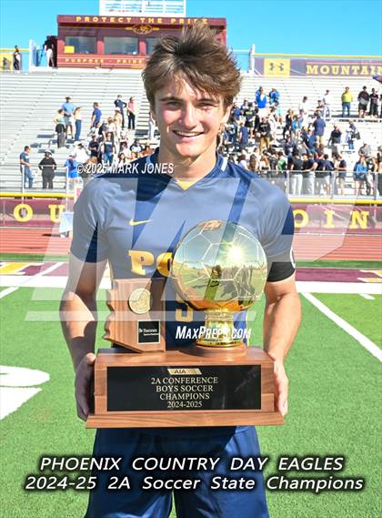 Thumbnail 3 in Phoenix Country Day vs. Trivium Prep (AIA 2A Final - Awards) photogallery.