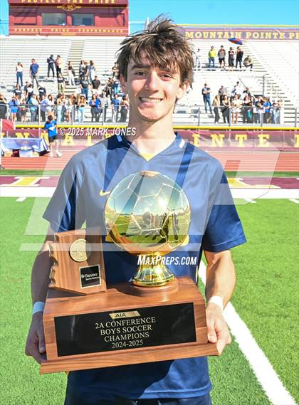 Thumbnail 2 in Phoenix Country Day vs. Trivium Prep (AIA 2A Final - Awards) photogallery.