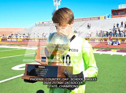 Thumbnail 2 in Phoenix Country Day vs. Trivium Prep (AIA 2A Final - Awards) photogallery.