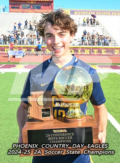 Thumbnail 3 in Phoenix Country Day vs. Trivium Prep (AIA 2A Final - Awards) photogallery.