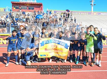 Thumbnail 2 in Phoenix Country Day vs. Trivium Prep (AIA 2A Final - Awards) photogallery.