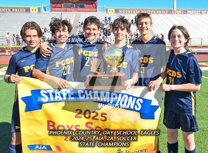 Thumbnail 1 in Phoenix Country Day vs. Trivium Prep (AIA 2A Final - Awards) photogallery.