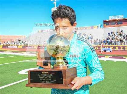 Thumbnail 3 in Phoenix Country Day vs. Trivium Prep (AIA 2A Final - Awards) photogallery.