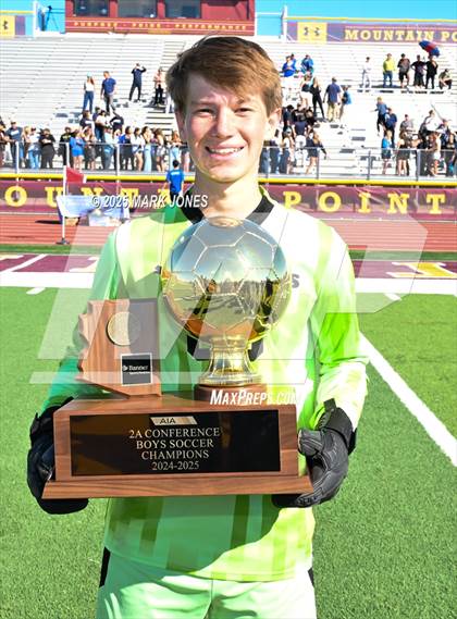 Thumbnail 3 in Phoenix Country Day vs. Trivium Prep (AIA 2A Final - Awards) photogallery.
