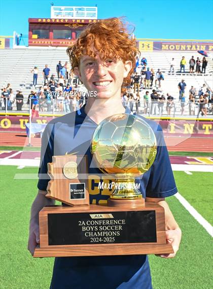 Thumbnail 3 in Phoenix Country Day vs. Trivium Prep (AIA 2A Final - Awards) photogallery.