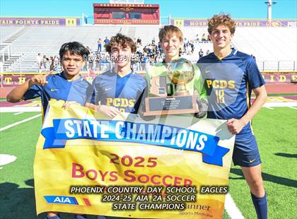 Thumbnail 2 in Phoenix Country Day vs. Trivium Prep (AIA 2A Final - Awards) photogallery.