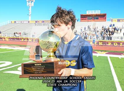 Thumbnail 2 in Phoenix Country Day vs. Trivium Prep (AIA 2A Final - Awards) photogallery.