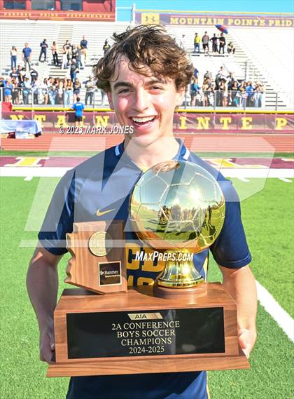 Thumbnail 3 in Phoenix Country Day vs. Trivium Prep (AIA 2A Final - Awards) photogallery.