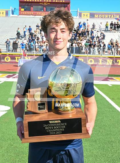 Thumbnail 3 in Phoenix Country Day vs. Trivium Prep (AIA 2A Final - Awards) photogallery.