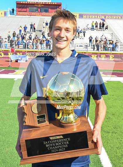 Thumbnail 2 in Phoenix Country Day vs. Trivium Prep (AIA 2A Final - Awards) photogallery.
