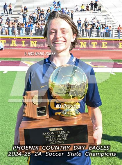 Thumbnail 3 in Phoenix Country Day vs. Trivium Prep (AIA 2A Final - Awards) photogallery.