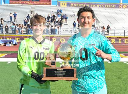 Thumbnail 3 in Phoenix Country Day vs. Trivium Prep (AIA 2A Final - Awards) photogallery.