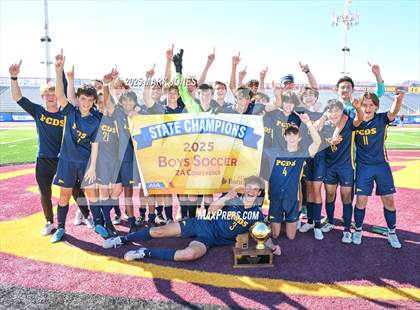 Thumbnail 3 in Phoenix Country Day vs. Trivium Prep (AIA 2A Final - Awards) photogallery.