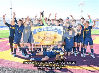 Thumbnail 3 in Phoenix Country Day vs. Trivium Prep (AIA 2A Final - Awards) photogallery.