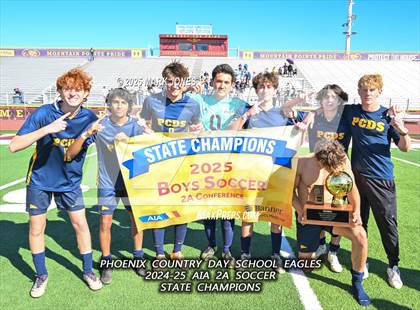 Thumbnail 1 in Phoenix Country Day vs. Trivium Prep (AIA 2A Final - Awards) photogallery.