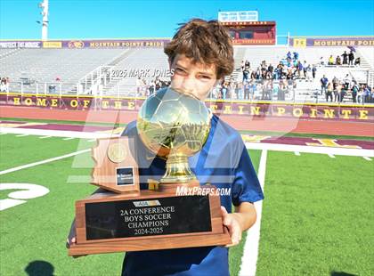 Thumbnail 3 in Phoenix Country Day vs. Trivium Prep (AIA 2A Final - Awards) photogallery.