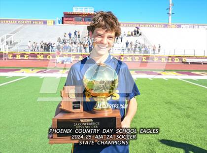 Thumbnail 2 in Phoenix Country Day vs. Trivium Prep (AIA 2A Final - Awards) photogallery.