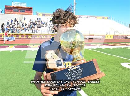 Thumbnail 3 in Phoenix Country Day vs. Trivium Prep (AIA 2A Final - Awards) photogallery.